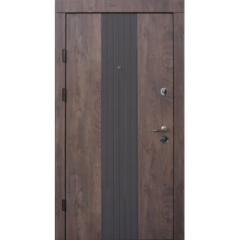 Вхідні двері Qdoors Преміум Люксор (спил дерева коньячний)