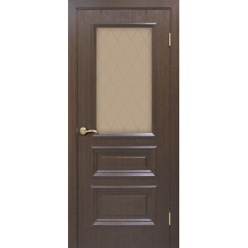 Міжкімнатні двері Оміс Сан Марко 1.2 СС + КР (скло бронза)