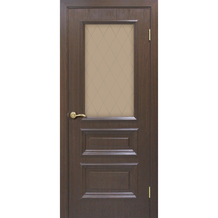 Міжкімнатні двері Оміс Сан Марко 1.2 СС + КР (скло бронза)
