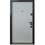 Вхідні двері Qdoors Авангард Конверс-АК (бетон темний/грей софт)