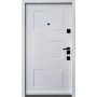 Вхідні двері Qdoors Авангард Порто (мрамор темний/біла емаль)