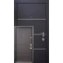 Вхідні двері Qdoors Авангард Горизонт AL (венге темний горизонт)