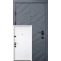 Вхідні двері Qdoors Авангард Тіффані (грифель софт/біла емаль)