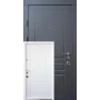 Вхідні двері Qdoors Авангард Тріно (дуб графіт/білий супермат)