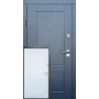 Вхідні двері Qdoors Еталон Соната (антрацит/біле дерево)