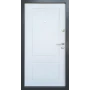 Вхідні двері Qdoors Еталон Соната (антрацит/біле дерево)