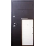 Вхідні двері Qdoors Еталон Арізона (венге темний/венге ванільний горизонт)