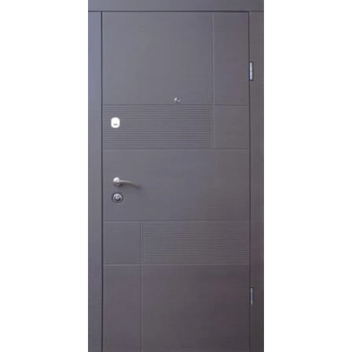 Вхідні двері Qdoors Еталон Каліфорнія (венге сірий горизонт)