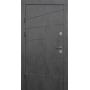 Вхідні двері Qdoors Преміум Акцент (бетон темний/бетон сірий)