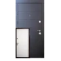 Вхідні двері Qdoors Преміум Горизонталь (венге темний горизонт/ванільний горизонт)