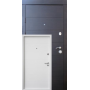 Вхідні двері Qdoors Преміум Горизонталь (венге темний горизонт/ванільний горизонт) короб 2 кольори
