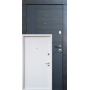 Вхідні двері Qdoors Преміум Стиль-М (венге сірий горизонт/біле дерево) короб 2 кольори
