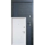 Вхідні двері Qdoors Преміум Стиль-М (венге сірий горизонт/біле дерево) короб 2 кольори