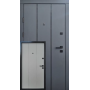 Вхідні двері Qdoors Преміум Вертикаль-АК (антрацит/грей софт)