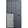 Вхідні двері Qdoors Преміум Вертикаль-АК (антрацит/грей софт)