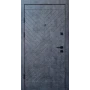 Вхідні двері Qdoors Преміум Некст (мрамор темний / бетон бежевий)