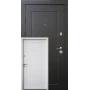 Вхідні двері Qdoors Преміум Прованс (венге темний / білий супермат)