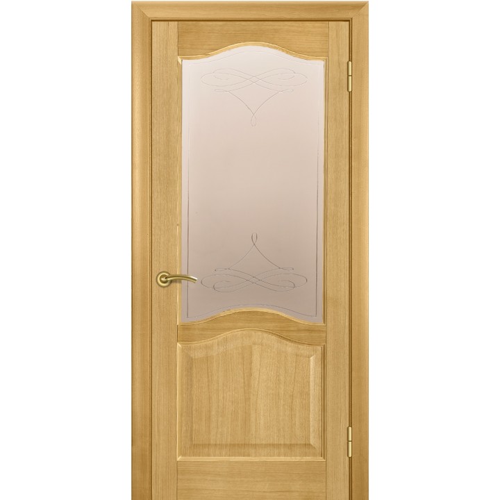 Міжкімнатні двері Terminus модель 03 Дуб світлий (засклена)