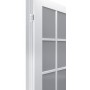Міжкімнатні двері Terminus модель 601 Білий (засклена)